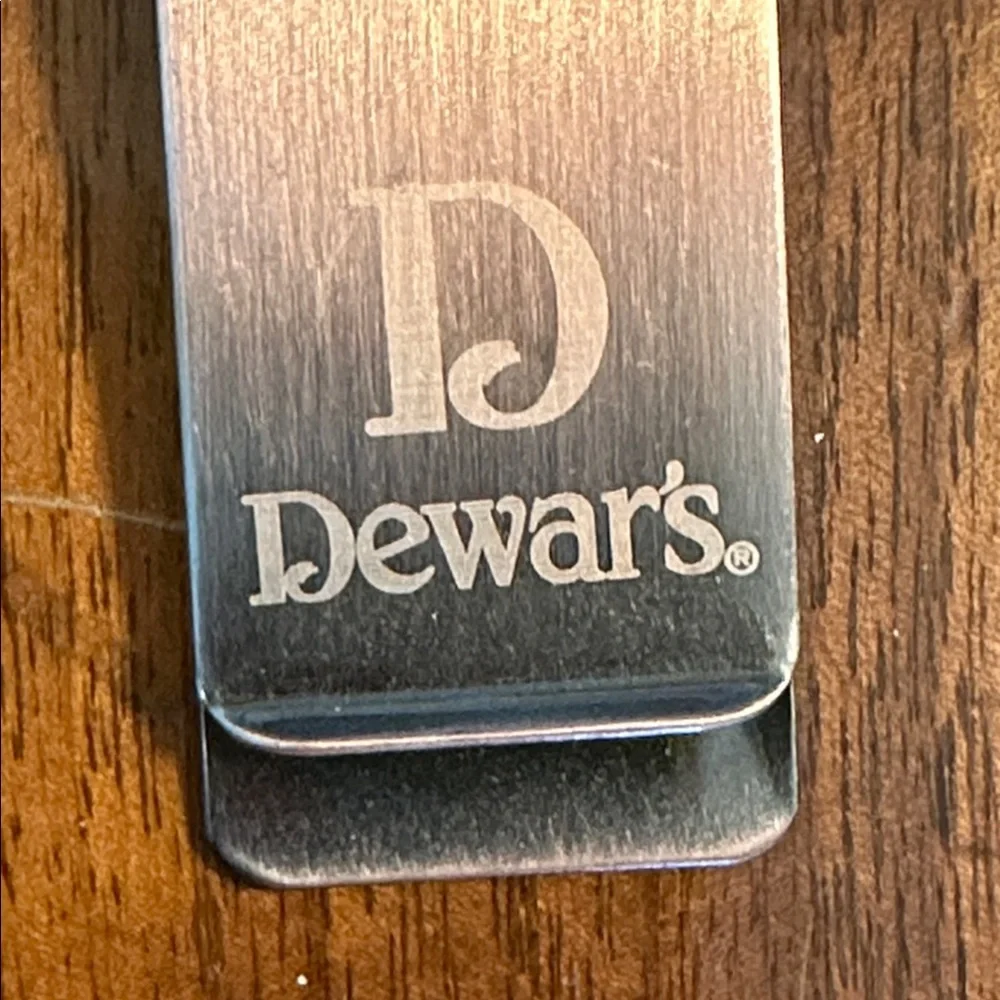 Dewar's Copper‎ Colored Metal Money Clip